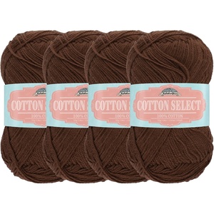 image:imageJubileeYarn Cotton Select Yarn  50gSkein Sport Weight  Plum Raisin  8 Skeins410 Plumwine