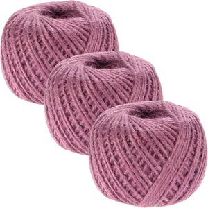 image:imageJubileeYarn Crafty Jute Twine Cord String for Artwork DIY Crafts Gift Wrapping and Gardening  675 feet 205 Meters 2mm Thick  Natural  3 Balls  3 Balls For Artwork amp DIY Crafts Gift Wrapping GardeningLight Purple