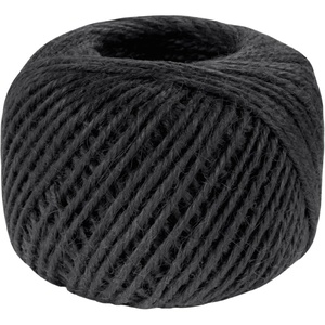 image:imageJubileeYarn Crafty Jute Twine Cord String for Artwork DIY Crafts Gift Wrapping and Gardening  675 feet 205 Meters 2mm Thick  Natural  3 Balls  3 Balls For Artwork amp DIY Crafts Gift Wrapping GardeningBlack