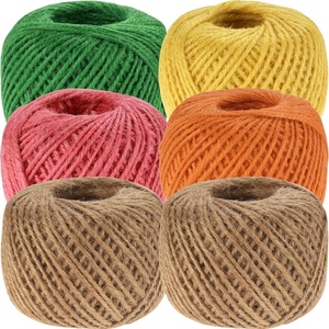 image:imageJubileeYarn Crafty Jute Twine Cord String for Artwork DIY Crafts Gift Wrapping and Gardening  675 feet 205 Meters 2mm Thick  Natural  3 Balls  3 Balls For Artwork amp DIY Crafts Gift Wrapping GardeningAssortment C