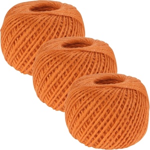 image:imageJubileeYarn Crafty Jute Twine Cord String for Artwork DIY Crafts Gift Wrapping and Gardening  675 feet 205 Meters 2mm Thick  Natural  3 Balls  3 Balls For Artwork amp DIY Crafts Gift Wrapping GardeningOrange