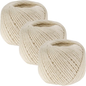 image:imageJubileeYarn Crafty Jute Twine Cord String for Artwork DIY Crafts Gift Wrapping and Gardening  675 feet 205 Meters 2mm Thick  Natural  3 Balls  3 Balls For Artwork amp DIY Crafts Gift Wrapping GardeningWhite