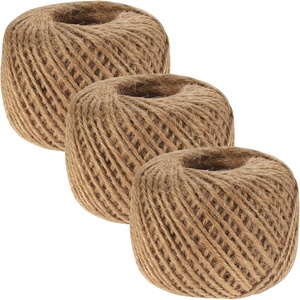 image:imageJubileeYarn Crafty Jute Twine Cord String for Artwork DIY Crafts Gift Wrapping and Gardening  675 feet 205 Meters 2mm Thick  Natural  3 Balls  3 Balls For Artwork amp DIY Crafts Gift Wrapping GardeningNatural
