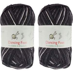 image:imageJubileeYarn Dancing Feet Yarn  SelfStriping Hiking Sock Superwash Wool  Night Sky  4 Skeins07 Night Sky