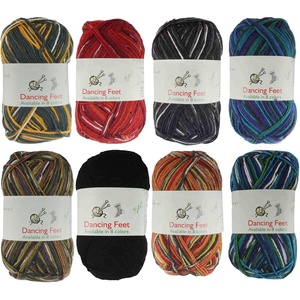 image:imageJubileeYarn Dancing Feet Yarn  SelfStriping Hiking Sock Superwash Wool  Night Sky  4 SkeinsVariety Pack