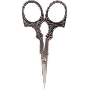 image:imageJubileeYarn Decorative Floral Embroidery Craft Scissors  Antique Silver  1 ScissorAntique Heirloom  Silver