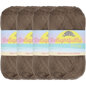 image:imageJubileeYarn Delightfully Fine Yarn  50gSkein Lace Bamboo Rayon  Pastel Pink  4 Skeins25 Coffee Lover