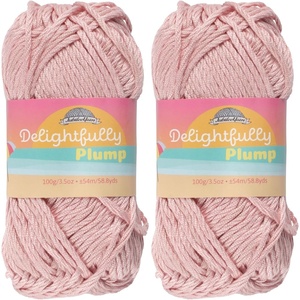 image:imageJubileeYarn Delightfully Plump Yarn  100gSkein Super Chunky Bamboo Rayon  Pink Dust  2 Skeins08 Pastel Pink