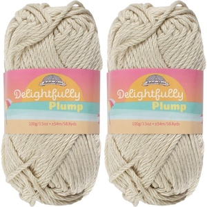 image:imageJubileeYarn Delightfully Plump Yarn  100gSkein Super Chunky Bamboo Rayon  Pink Dust  2 Skeins09 Beloved Pearl