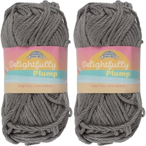image:imageJubileeYarn Delightfully Plump Yarn  100gSkein Super Chunky Bamboo Rayon  Pink Dust  2 Skeins10 Ash