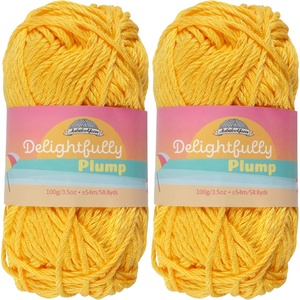image:imageJubileeYarn Delightfully Plump Yarn  100gSkein Super Chunky Bamboo Rayon  Pink Dust  2 Skeins15 Picking Dandelion