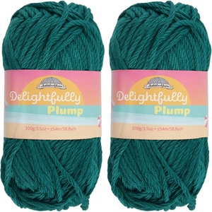 image:imageJubileeYarn Delightfully Plump Yarn  100gSkein Super Chunky Bamboo Rayon  Pink Dust  2 Skeins218 Frozen Tidepool