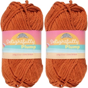 image:imageJubileeYarn Delightfully Plump Yarn  100gSkein Super Chunky Bamboo Rayon  Pink Dust  2 Skeins23 Amber
