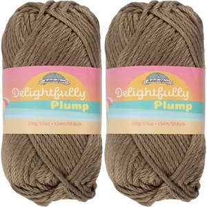 image:imageJubileeYarn Delightfully Plump Yarn  100gSkein Super Chunky Bamboo Rayon  Pink Dust  2 Skeins25 Coffee Lover