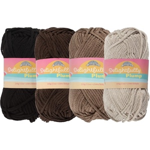 image:imageJubileeYarn Delightfully Plump Yarn  100gSkein Super Chunky Bamboo Rayon  Shades of Purple  4 SkeinsShades of Brown