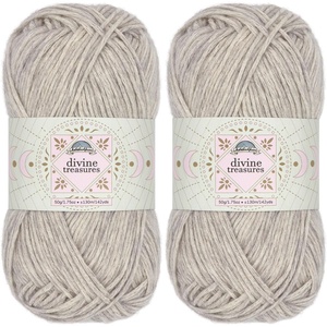 image:imageJubileeYarn Divine Treasures Yarn  50gSkein Fine Cotton Acrylic Blend  Crystal Skull  2 Skeins02 Swan Cloak