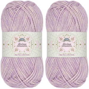 image:imageJubileeYarn Divine Treasures Yarn  50gSkein Fine Cotton Acrylic Blend  Crystal Skull  2 Skeins05 Cosmic Mill