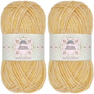 image:imageJubileeYarn Divine Treasures Yarn  50gSkein Fine Cotton Acrylic Blend  Crystal Skull  2 Skeins09 Crown of Immortality