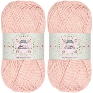image:imageJubileeYarn Divine Treasures Yarn  50gSkein Fine Cotton Acrylic Blend  Crystal Skull  2 Skeins20 Seer Stone
