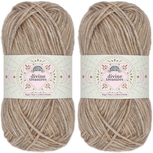 image:imageJubileeYarn Divine Treasures Yarn  50gSkein Fine Cotton Acrylic Blend  Crystal Skull  2 Skeins22 Tablet of Destinies