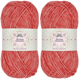 image:imageJubileeYarn Divine Treasures Yarn  50gSkein Fine Cotton Acrylic Blend  Crystal Skull  2 Skeins23 Philosophers Stone