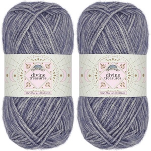 image:imageJubileeYarn Divine Treasures Yarn  50gSkein Fine Cotton Acrylic Blend  Crystal Skull  2 Skeins24 Excalibur