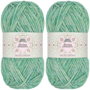 image:imageJubileeYarn Divine Treasures Yarn  50gSkein Fine Cotton Acrylic Blend  Crystal Skull  2 Skeins25 Cauldron of Rebirth