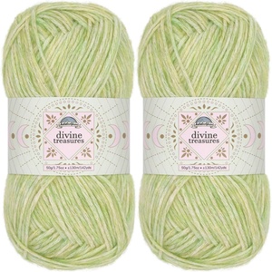 image:imageJubileeYarn Divine Treasures Yarn  50gSkein Fine Cotton Acrylic Blend  Crystal Skull  2 Skeins27 Club of Dagda