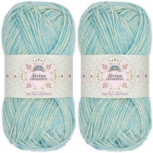 image:imageJubileeYarn Divine Treasures Yarn  50gSkein Fine Cotton Acrylic Blend  Crystal Skull  2 Skeins28 Smoking Mirror