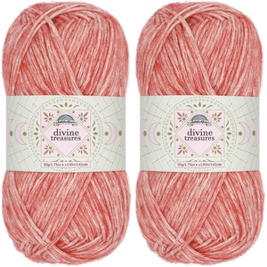 image:imageJubileeYarn Divine Treasures Yarn  50gSkein Fine Cotton Acrylic Blend  Crystal Skull  2 Skeins35 Manna Machine