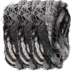 image:imageJubileeYarn Fishnet Frilly Yarn  100gSkein  SaltnPepper  3 Skeins07 SaltnPepper