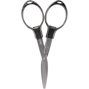 image:imageJubileeYarn Folding Scissors TSA Compliant and Portable Compact Safe Travel Scissors Stainless Steel Retractable  4 UnitsBlack