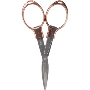 image:imageJubileeYarn Folding Scissors TSA Compliant and Portable Compact Safe Travel Scissors Stainless Steel Retractable  4 UnitsPink