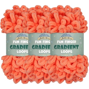 image:imageJubileeYarn Fun Finger Gradient Loops Yarn  100gSkein Jumbo Polyester  Juno  4 Skeins016 Juturna