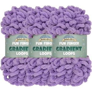 image:imageJubileeYarn Fun Finger Gradient Loops Yarn  100gSkein Jumbo Polyester  Juno  4 Skeins601 Sors