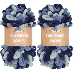 image:imageJubileeYarn Fun Finger Loops Yarn  100gSkein Jumbo Polyester  Hecate  4 Skeins017 Pegasus