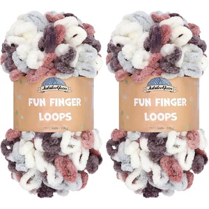 image:imageJubileeYarn Fun Finger Loops Yarn  100gSkein Jumbo Polyester  Hecate  4 Skeins019 Hermes