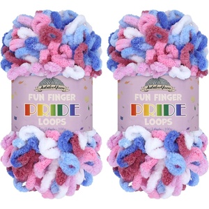 image:imageJubileeYarn Fun Finger Loops Yarn  100gSkein Jumbo Polyester  Hecate  4 Skeins063 Dellamonica