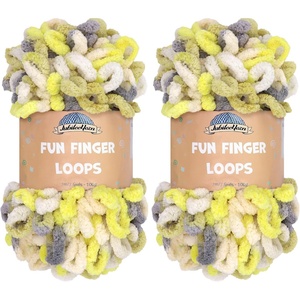 image:imageJubileeYarn Fun Finger Loops Yarn  100gSkein Jumbo Polyester  Hecate  4 Skeins139 Hyperion
