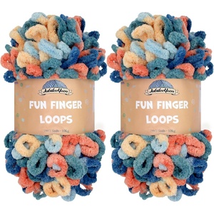 image:imageJubileeYarn Fun Finger Loops Yarn  100gSkein Jumbo Polyester  Hecate  4 Skeins148 Nymphe