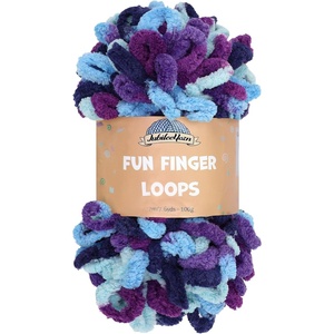 image:imageJubileeYarn Fun Finger Loops Yarn  100gSkein Jumbo Polyester  Hypnos  3 Skeins018 Aphrodite