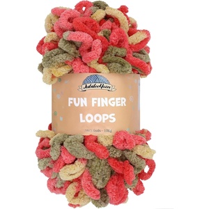 image:imageJubileeYarn Fun Finger Loops Yarn  100gSkein Jumbo Polyester  Hypnos  3 Skeins116 Janus
