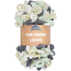 image:imageJubileeYarn Fun Finger Loops Yarn  100gSkein Jumbo Polyester  Hypnos  3 Skeins118 Artemis