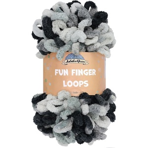 image:imageJubileeYarn Fun Finger Loops Yarn  100gSkein Jumbo Polyester  Hypnos  3 Skeins123 Nemesis