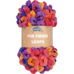 image:imageJubileeYarn Fun Finger Loops Yarn  100gSkein Jumbo Polyester  Hypnos  3 Skeins146 Euphorie