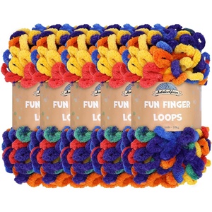 image:imageJubileeYarn Fun Finger Loops Yarn  100gSkein Jumbo Polyester  Janus  5 Skeins022 Circe