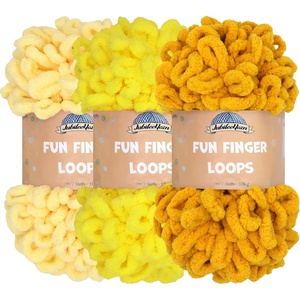 image:imageJubileeYarn Fun Finger Loops Yarn  100gSkein Jumbo Polyester  Ktrinos  3 Skeins096 Ktrinos