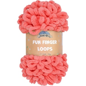 image:imageJubileeYarn Fun Finger Loops Yarn  100gSkein Jumbo Polyester  Lark  3 Skeins037 Sherbert