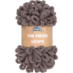 image:imageJubileeYarn Fun Finger Loops Yarn  100gSkein Jumbo Polyester  Lark  3 Skeins041 Cacao