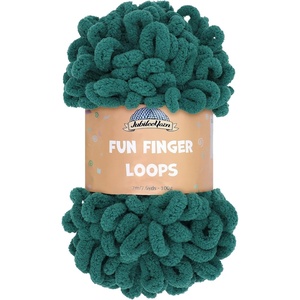 image:imageJubileeYarn Fun Finger Loops Yarn  100gSkein Jumbo Polyester  Lark  3 Skeins045 Jade
